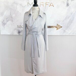 Badgley Mischka Grey Trench Coat